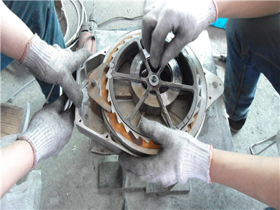 組裝防墜器過程圖