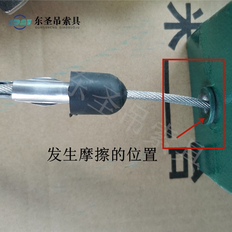 工業(yè)防墜器使用過程中發(fā)生摩擦的位置